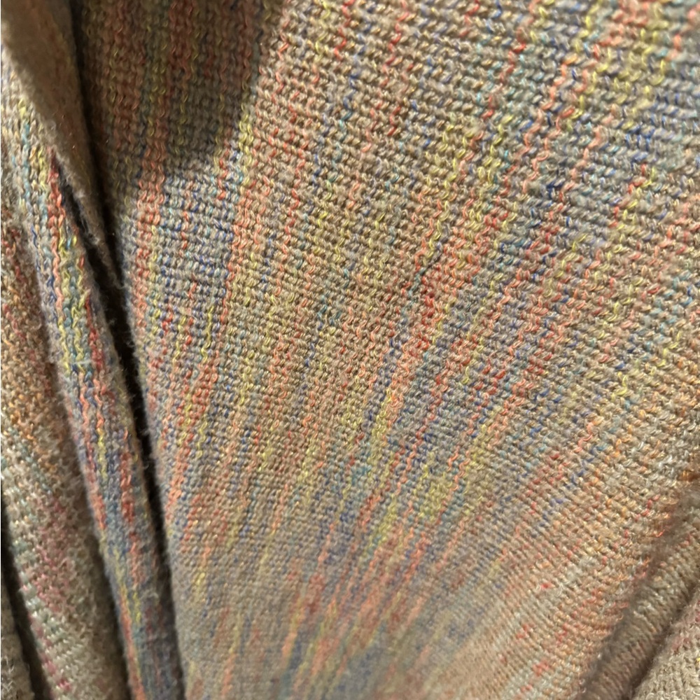 2/$20 Pretty Persuasions fringed shawl one size colorful - Picture 6 of 6